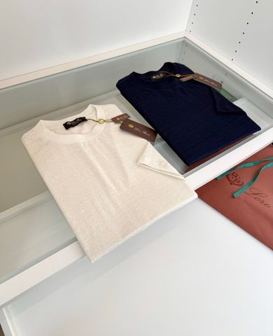 ÁO THUN NAM LP* LINEN JERSEY THÊU CHỮ KÝ PHOM RỘNG NHẸ