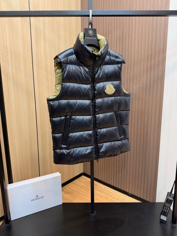 ÁO GILE LÔNG VŨ UNISEX MONCL* LAQUÉ ĐEN