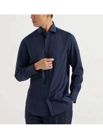 ÁO SƠ MI NAM B C SLIM FIT SPREAD-COLLAR