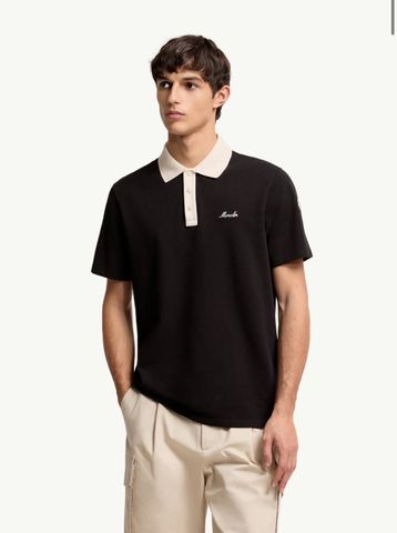 ÁO POLO NAM NỮ MCL PHONG CÁCH COLLEGIATE COTTON PIQUÉ THÊU CHỮ 3D