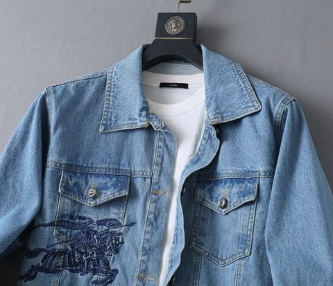 ÁO KHOÁC JEANS NAM BBR THÊU KỴ SĨ NGHỆ THUẬT PHOM RỘNG CAO CẤP