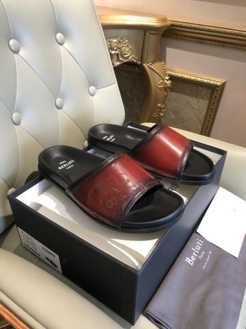 DÉP SANDAL NAM BRLT* SIFNOS SCRITTO VENEZIA LEATHER PATINA THỦ CÔNG
