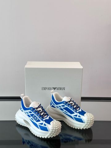 GIÀY THỂ THAO NAM ARMANI* ĐẾ CAO CHUNKY SOLE XANH-TRẮNG