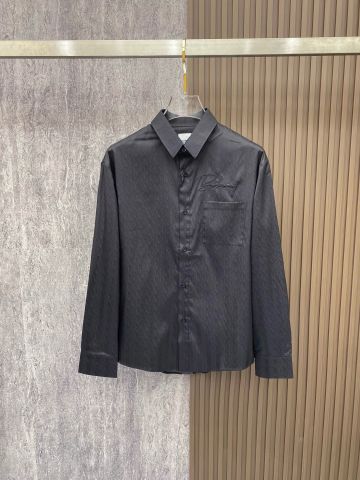 SƠ MI NAM B B RY DARK JACQUARD THÊU CHỮ KÝ TONAL