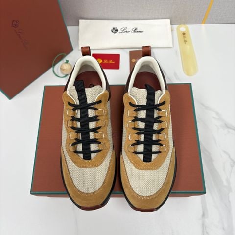 GIÀY SNEAKER NAM LP WEEK END WALK PHỐI KNIT 3D & DA LỘN,