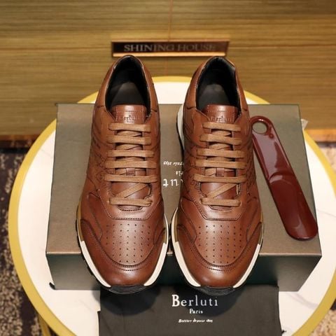 GIÀY NAM SNEAKER BER DA NÂU NHUỘM TAY – PHIÊN BẢN THƯỢNG HẠNG*