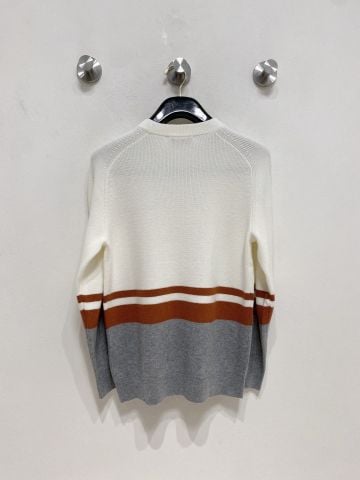 ÁO LEN NAM BC PHỐI SỌC NHẬN DIỆN THÊU LOGO – FORM TRẺ TRUNG,