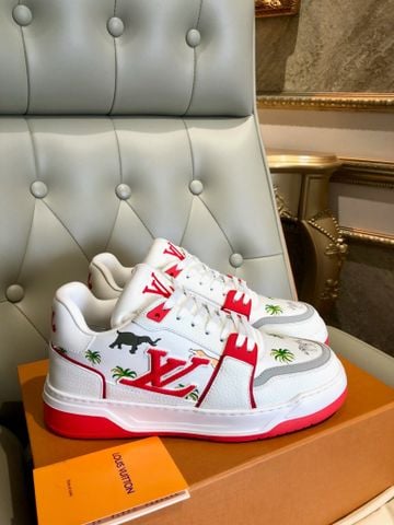 GIÀY SNEAKER NAM L V HỌA TIẾT SAFARI NHIỆT ĐỚI PHOM THỂ THAO NỔI BẬT