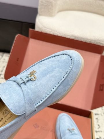 GIÀY LOAFER NAM NỮ L P SUMMER CHARMS WALK DA LỘN PHOM ĐẾ BẰNG