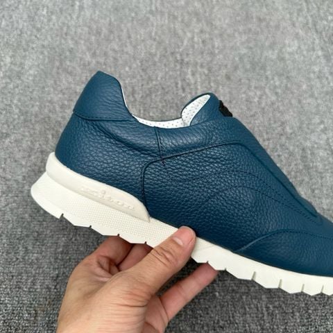 GIÀY SLIP ON NAM KTN DA BÒ VÂN HẠT LIỀN KHỐI DÁNG THỂ THAO SANG TRỌNG