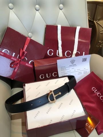 THẮT LƯNG NỮ GUCC* PRE-FALL  – KHÓA HALF HORSEBIT