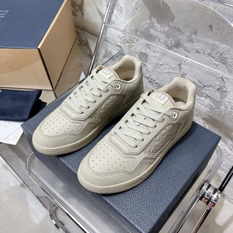 GIÀY NAM DIOR* B27 SNEAKER TRẮNG KEM TỐI GIẢN