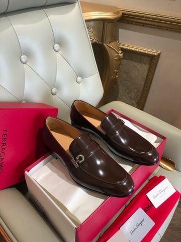 GIÀY NAM LOAFER FRG GANCINI  DA BÓNG THỦ CÔNG TUBULAR