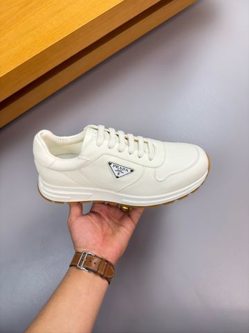 GIÀY SNEAKER NAM PRAD DA BÊ VÂN XÁM TINH TẾ