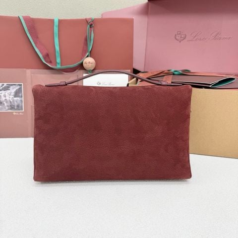 TÚI CẦM TAY NAM LP EXTRA POUCH L29 DA BÒ NUBUCK VÂN HẠT