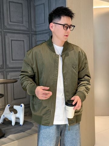 ÁO KHOÁC NAM NỮ PRD BOMBER HUY HIỆU TAM GIÁC KIM LOẠI PHONG CÁCH ACADEMY