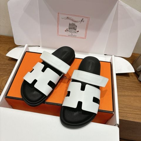 DÉP NAM NỮ HERME PHỐI MÀU ICONIC H CUT-OUT