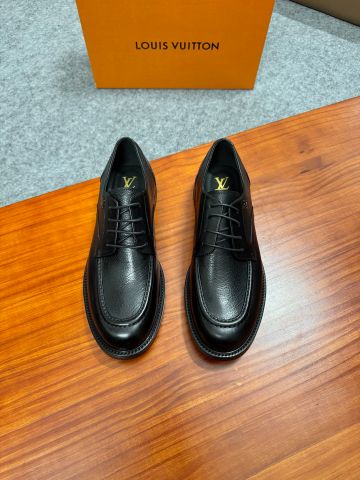GIÀY NAM LV* DERBY BUSINESS – DA BÊ NHUỘM NƯỚC, ĐẾ DA NGUYÊN BẢN