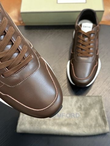 GIÀY SNEAKER NAM T F CAMBRIDGE LOW-TOP – DA BÊ, ĐẾ RUBBER –