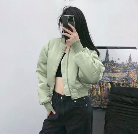 ÁO KHOÁC NỮ ACNE STU* CHẦN BÔNG NHUNG MỜ – PHIÊN BẢN MỚI