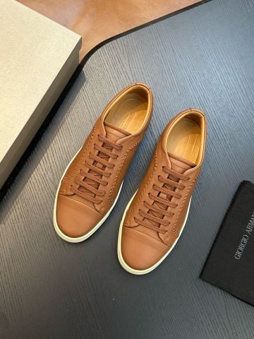 GIÀY SNEAKER THẤP CỔ NAM G A WHIPSTITCH-EMBELLISHED