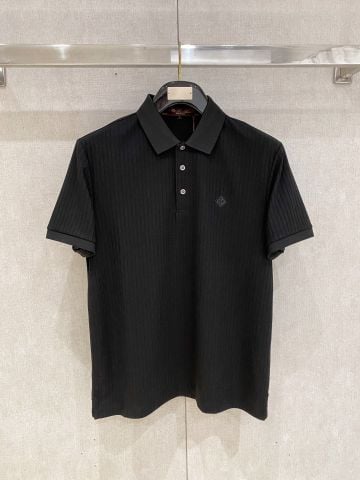 ÁO POLO NAM LP DỆT GÂN SỢI COTTON DÀI TÂN CƯƠNG THÊU MONOGRAM TINH TẾ