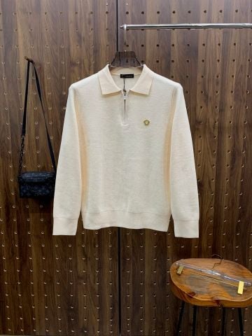 ÁO LEN DỆT KIM NAM VERS – CỔ ZIP POLO, TÔNG KEM THANH LỊCH*