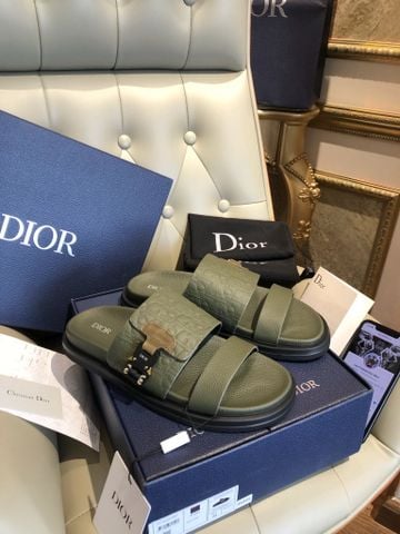 DÉP SANDAL NAM D* AQUA CD DIAMOND QUAI DA BÒ DẬP NỔI HOẠ TIẾT