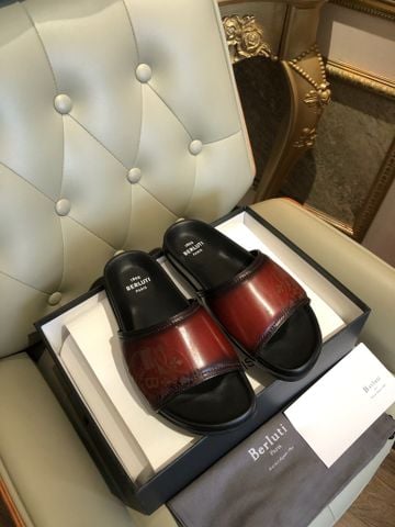 DÉP SANDAL NAM BRLT* SIFNOS SCRITTO VENEZIA LEATHER PATINA THỦ CÔNG