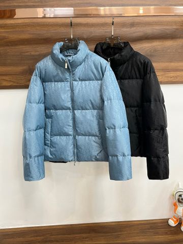 ÁO PHAO NAM DIOR* JACQUARD MONOGRAM 2025 – CỔ ĐỨNG