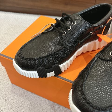 GIÀY THỂ THAO NAM NỮ HERM* BOUNCING DA BÒ MỀM CAO CẤP ĐẾ H NĂNG ĐỘNG