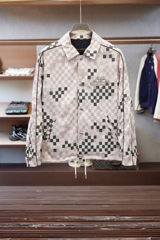 ÁO KHOÁC NAM L V DAMIER PIXEL CỔ BẺ PHOM ĐẸP CÁ TÍNH