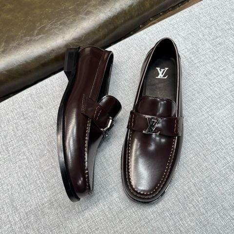 LOAFER NAM L V MAJOR LOAFER DA BÊ BÓNG MỜ – ĐẾ DA PHỐI CAO SU