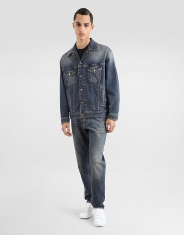 QUẦN JEANS NAM DG*  SLIM WASH NHẠT – CO GIÃN ÔM GỌN