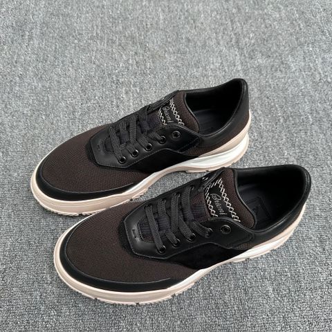 GIÀY THỂ THAO NAM BRION SNEAKER MIX-MATERIAL NAVY — PHONG CÁCH Ý