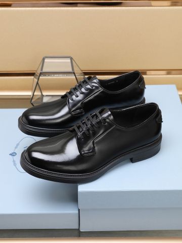 GIÀY DERBY NAM P R D DA BÒ PHỦ BÓNG – PHOM FORMAL HIỆN ĐẠI, ĐẾ CHỐNG TRƯỢT