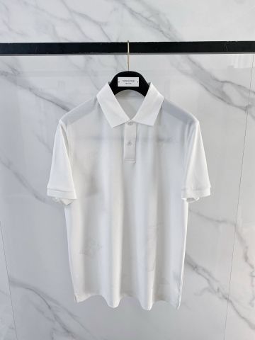 ÁO POLO NAM L V CỔ BẺ LOGO DẬP NỔI 3D, VẢI DỆT PIQUE THOÁNG MỊN