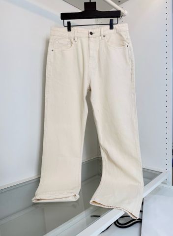 QUẦN JEANS NAM BV* PHOM ỐNG ĐỨNG RETRO FIVE-POCKET TAG DA DẬP VÂN ĐAN