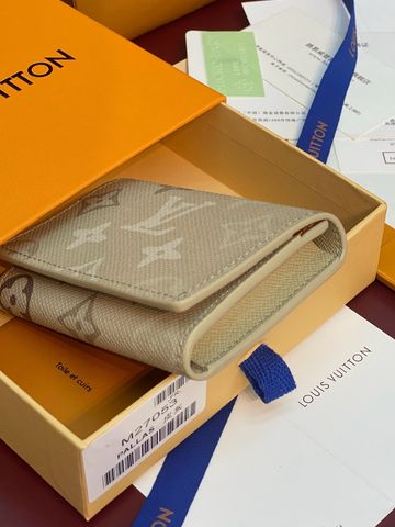 VÍ ĐỰNG THẺ L*V ENVELOPPE CARTE DE VISITE MONOGRAM SURPLUS CANVAS