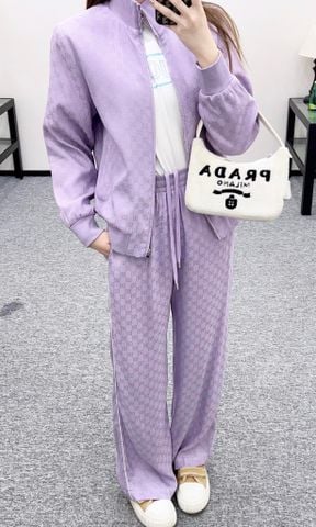 BỘ NỮ THỂ THAO GUC* JACQUARD LILAC –