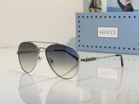 KÍNH MẮT NAM NỮ GC PHOM AVIATOR VIỀN KIM LOẠI VÀNG PHỐI TRÒNG NÂU GRADIENT