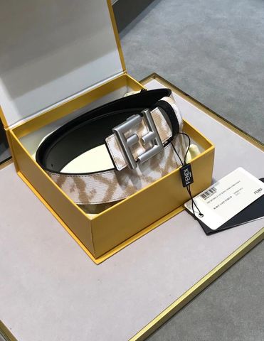 THẮT LƯNG NAM FENDI*  KHÓA LOGO KIM LOẠI – BẢN 38MM