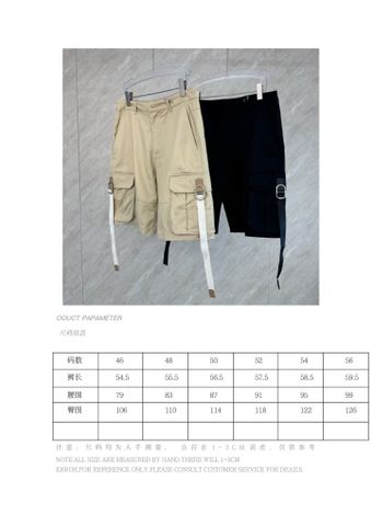 QUẦN SHORT NAM D R CARGO COTTON TWILL – TÚI HỘP UTILITY,