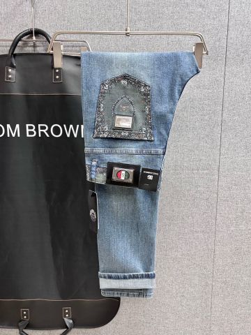 QUẦN JEANS NAM D G BANDANA-PANEL