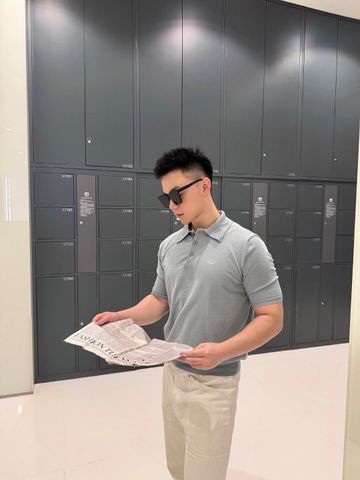 ÁO POLO NAM PRD DỆT KIM COTTON PHA LEN THÊU CHỮ NGỰC TINH GỌN