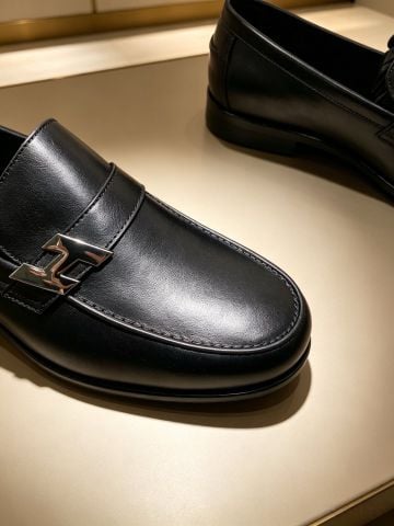 GIÀY LOAFER NAM H M MILTON H CORSIVO – PHOM APRON-TOE, DA BOX BÓNG/DA LÌ