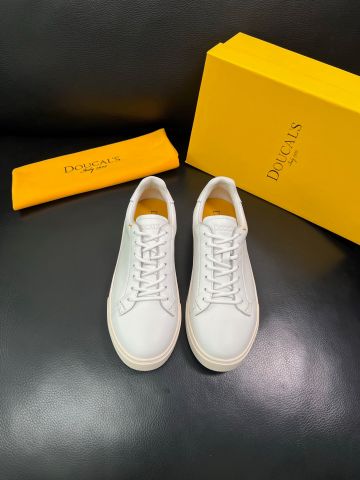 GIÀY NAM DOU* SNEAKER DA BÒ Ý – TỐI GIẢN TRẮNG, ÊM CHÂN LINH HOẠT