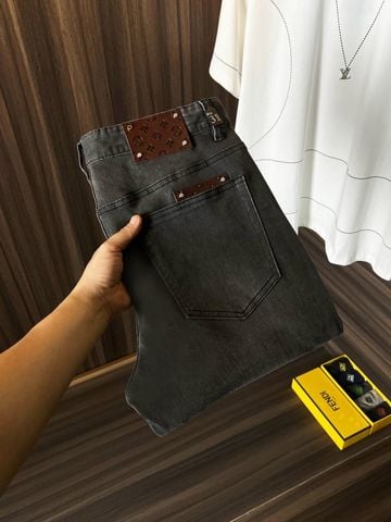 QUẦN JEANS NAM L V PHOM SLIM GỌN DÁNG, DENIM MỀM CAO CẤP