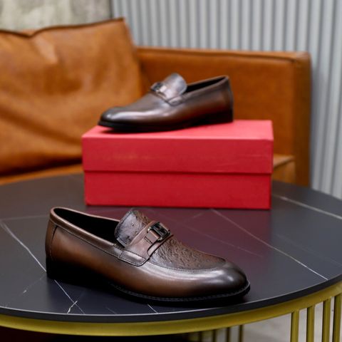 GIÀY NAM LOAFER FERRA* DA NÂU KHÓA KIM LOẠI