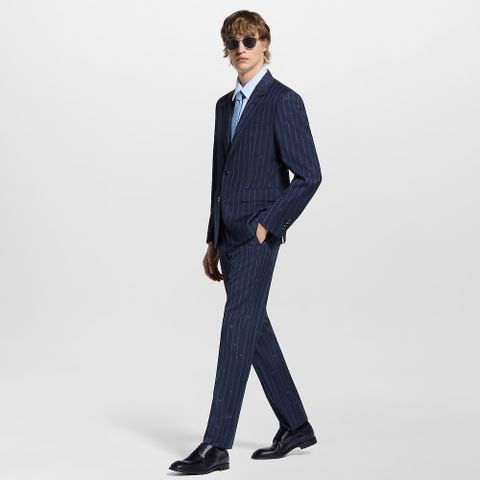 BỘ SUIT NAM L*V  MONOGRAM PINSTRIPES JACQUARD – PHONG THÁI